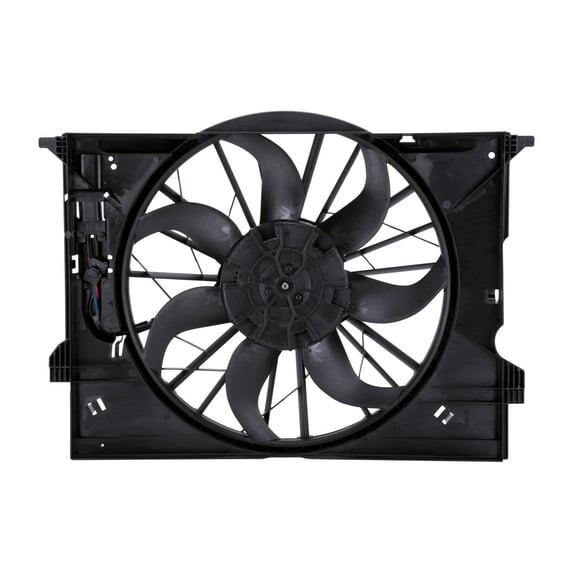 TYC 621510 Dual Radiator and Condenser Fan Assembly Compatible with Mercedes-Benz Fits select: 2006-2011 MERCEDES-BENZ CLS, 2005 MERCEDES-BENZ E 320