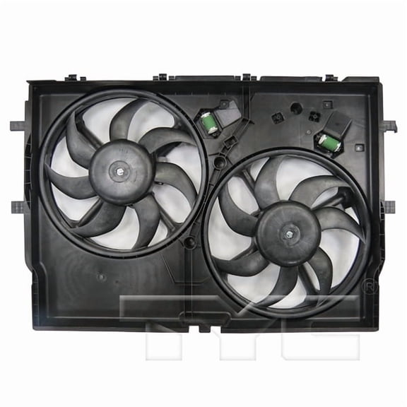 TYC 623710 Cooling Fan for Ram Replacement Assembly Fits select: 2014-2017 RAM PROMASTER 2500, 2014-2016 RAM PROMASTER 3500