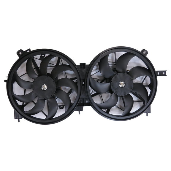 TYC 624300 Dual Radiator And Condenser Fan Assembly