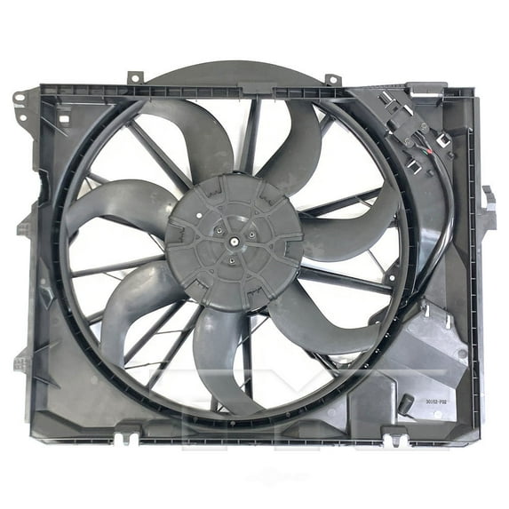 TYC 624390 Dual Radiator And Condenser Fan Assembly Fits select: 2007-2013 BMW 328