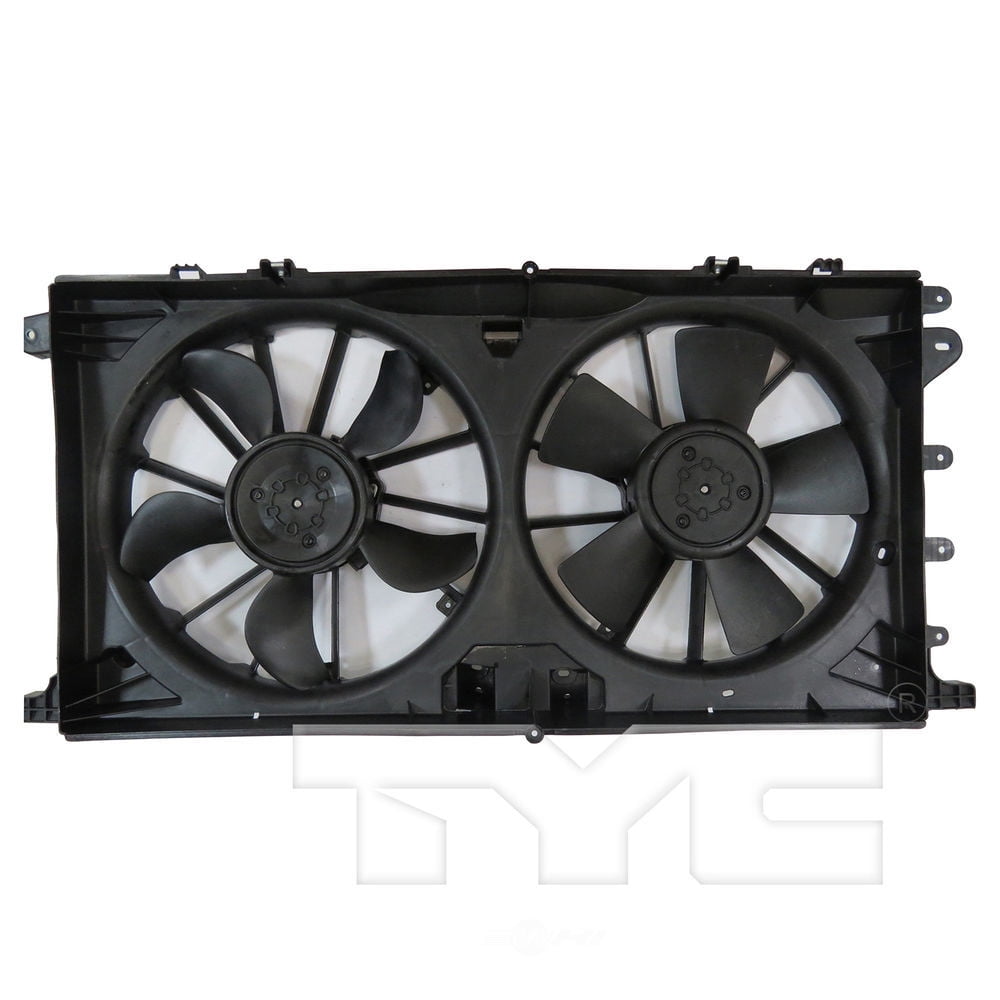 TYC 624570 Dual Radiator And Condenser Fan Assembly Fits select: 2017-2020 FORD F150, 2018-2019 FORD EXPEDITION