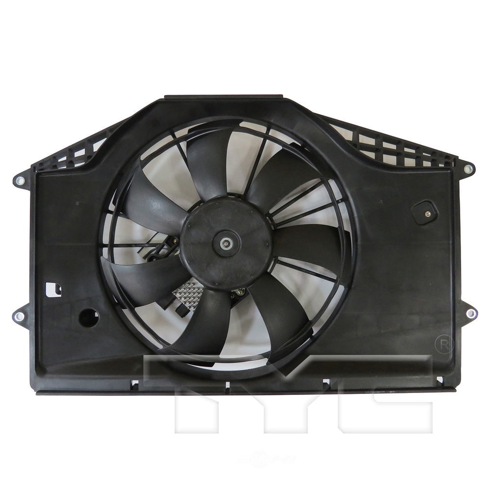 TYC 624610 Dual Radiator And Condenser Fan Assembly Fits select: 2016-2020 HONDA CIVIC