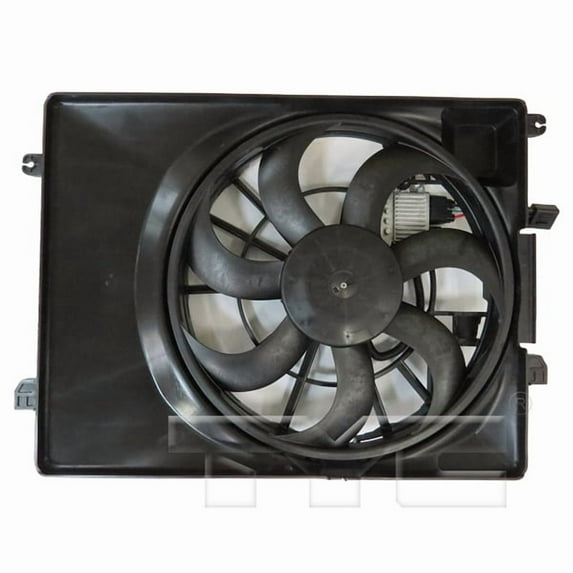 TYC 624620 Dual Radiator And Condenser Fan Assembly Fits select: 2017-2020 KIA SPORTAGE, 2016-2020 HYUNDAI TUCSON