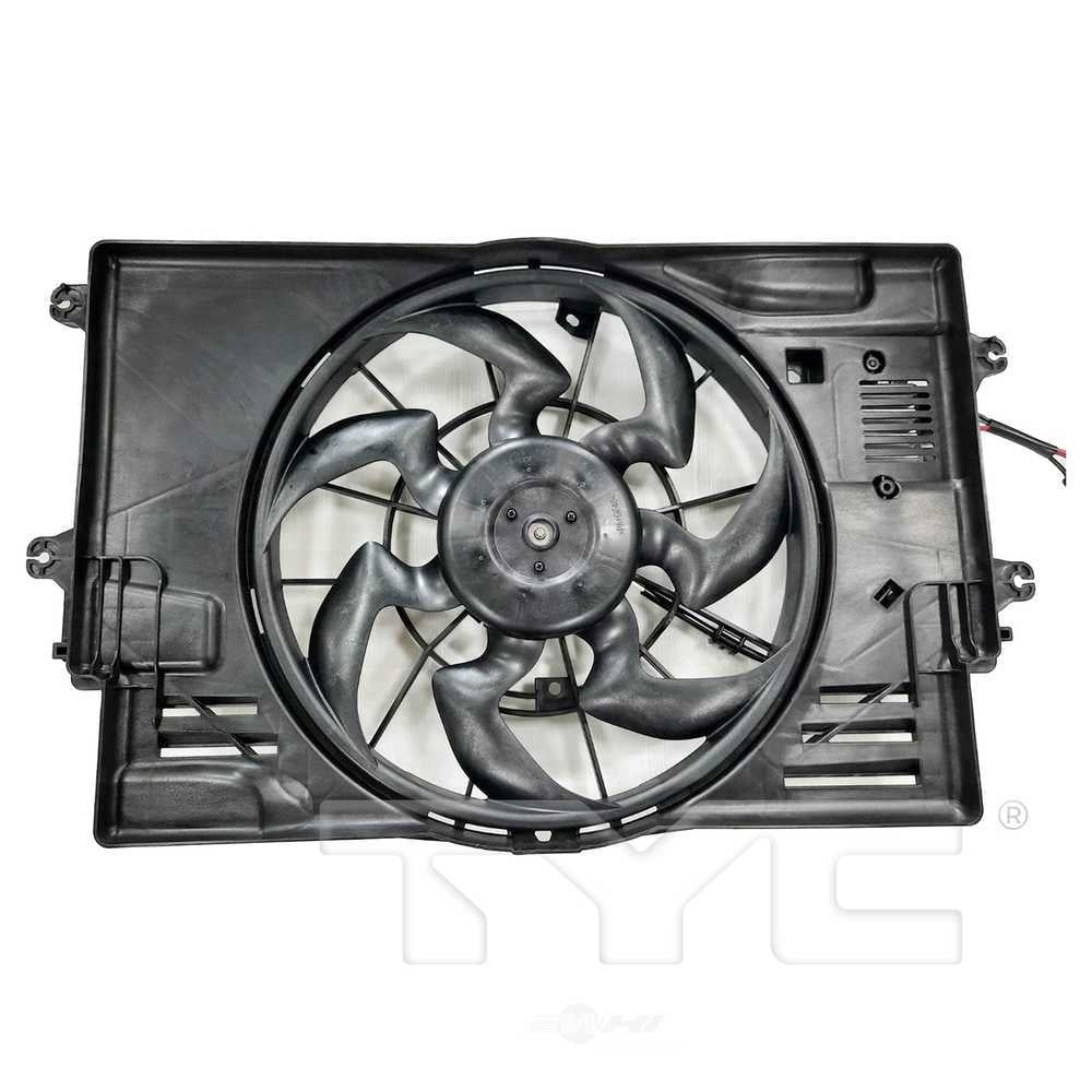 TYC 625140 Dual Radiator And Condenser Fan Assembly