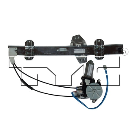 TYC 660059 Power Replacement Front Passenger Side Window Regulator Fits select: 1994-1997 HONDA ACCORD