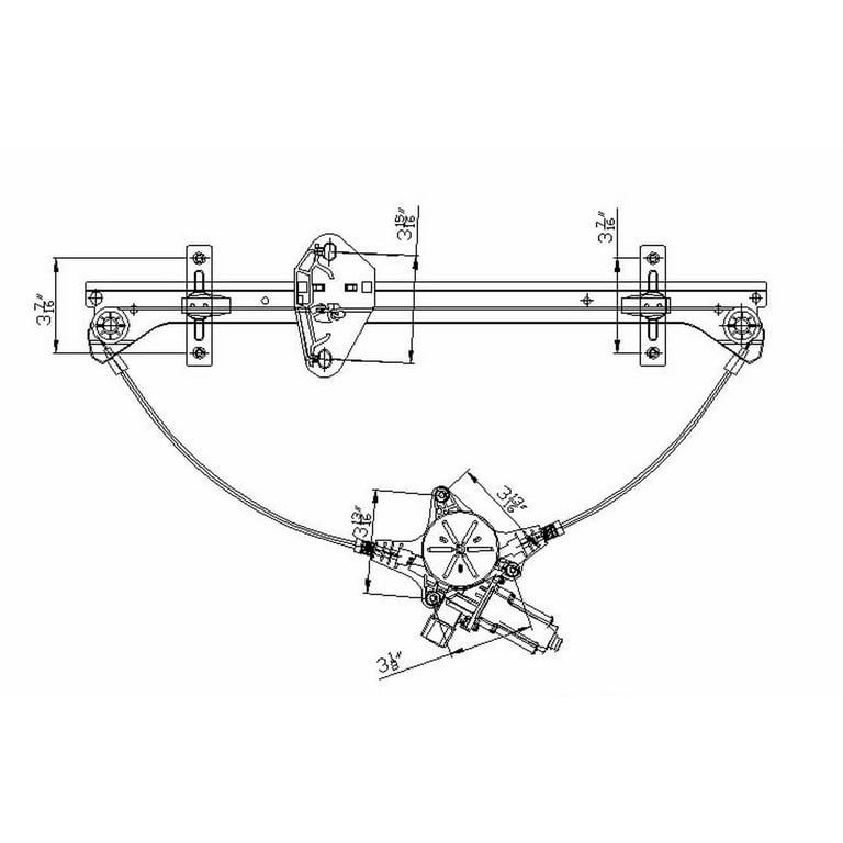 Windo　604590 Left Top Cab Door Window | 7103606 | Bobcat Company