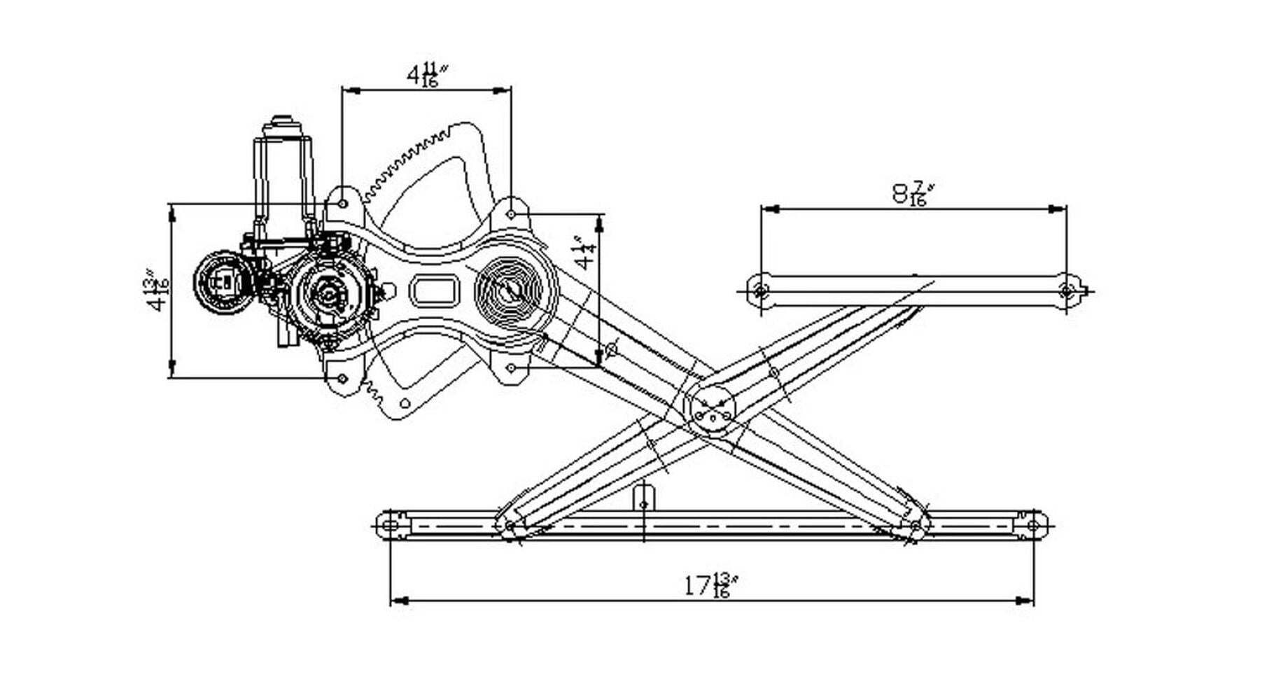 TYC 660127 Power Window Motor And Regulator Assembly - Walmart Business ...