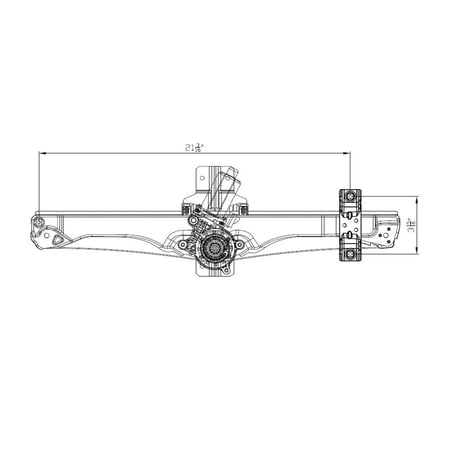 TYC 660585 Power Window Motor And Regulator Assembly Fits select: 2013-2017 CHEVROLET TRAVERSE, 2013-2017 GMC ACADIA