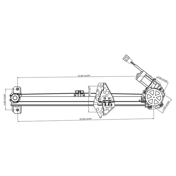 TYC 660601 Power Window Motor And Regulator Assembly Fits select: 2009-2015 HONDA PILOT