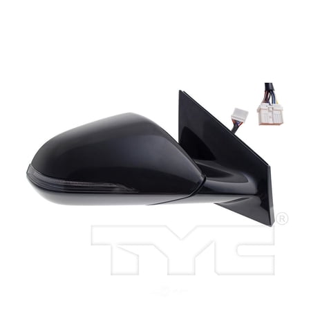 TYC 7720871 Door Mirror Fits select: 2018-2019 HYUNDAI SONATA