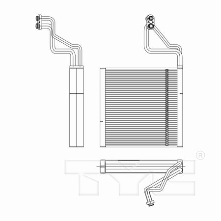 TYC 97209 A/C Evaporator Core For 13-20 Mazda 3 6 CX-5 price history and forecast - TYC 97209