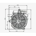 thumbnail image 1 of TYC A/C Condenser Fan Assembly Fits select: 2001-2006 HYUNDAI SANTA FE, 1 of 4