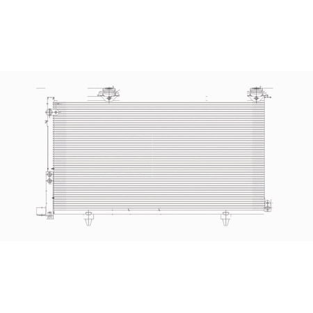 TYC A/C Condenser Fits 1979 Dodge D50