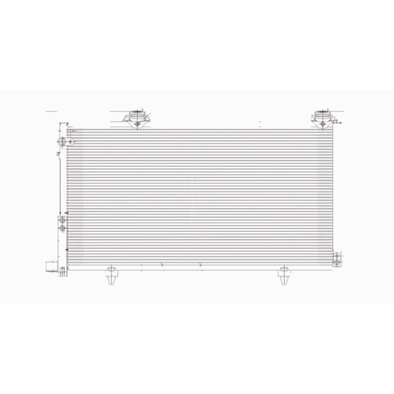 TYC A/C Condenser Fits 1979 Dodge D50