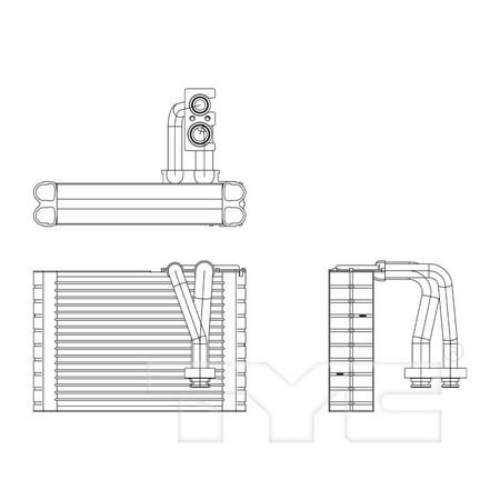 TYC 97197 A/C Evaporator Core For 07-15 Mazda CX-9