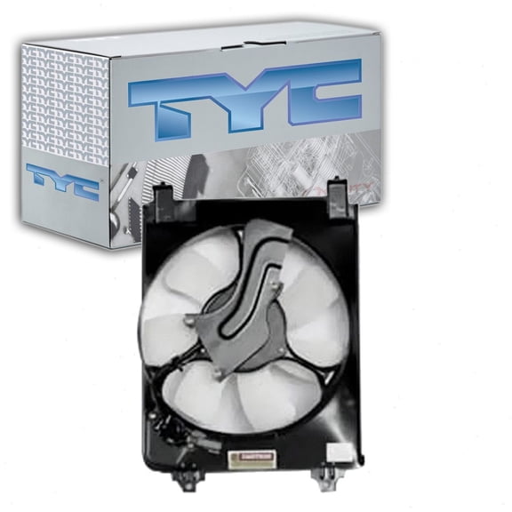 TYC AC Condenser Fan Assembly compatible with Honda Civic 1.8L 2.0L L4 2006-2011
