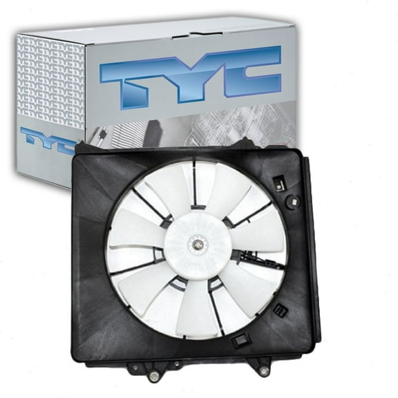 TYC AC Condenser Fan Assembly compatible with Honda Fit 2009-2013