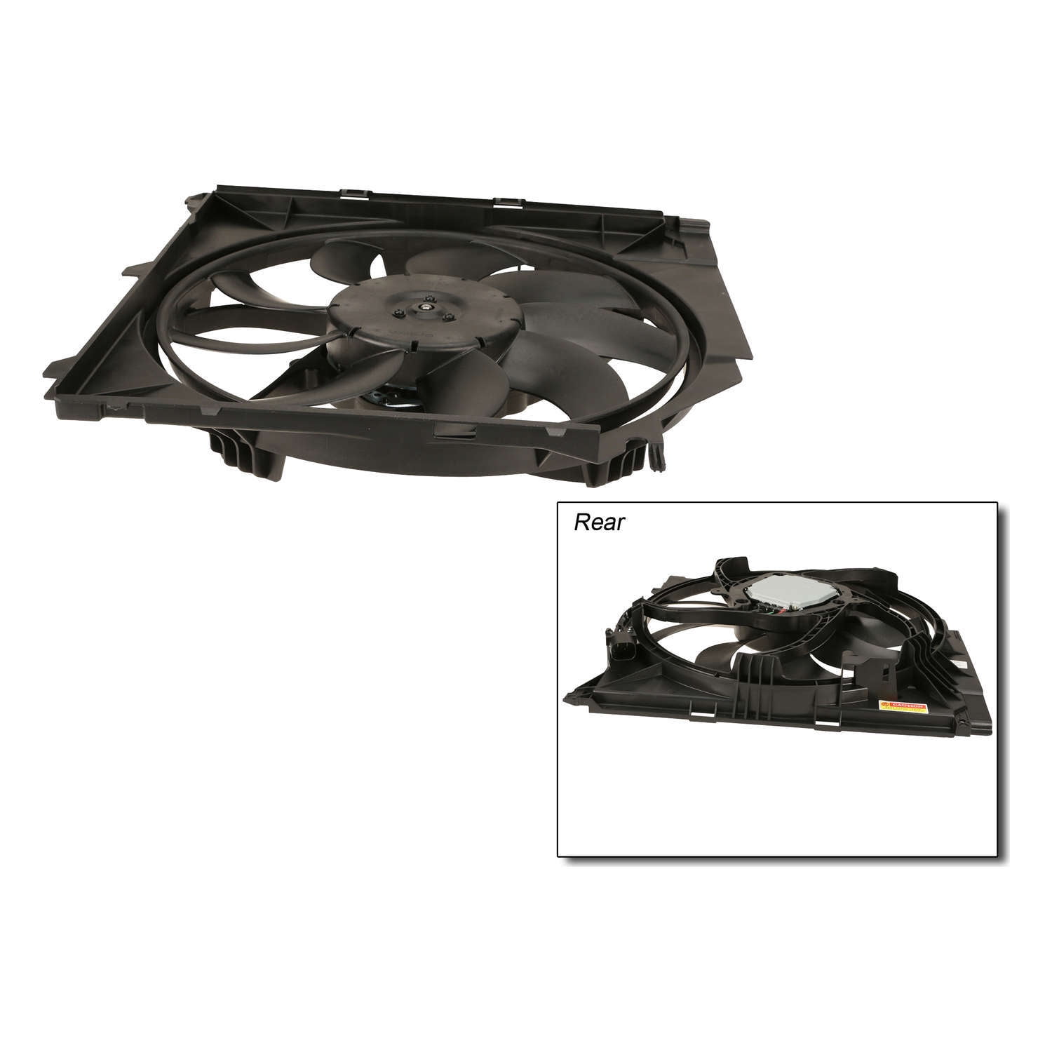 TYC Auxiliary Fan Assembly Fits 2008 BMW X3