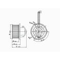 thumbnail image 1 of HVAC Blower Motor, 1 of 5