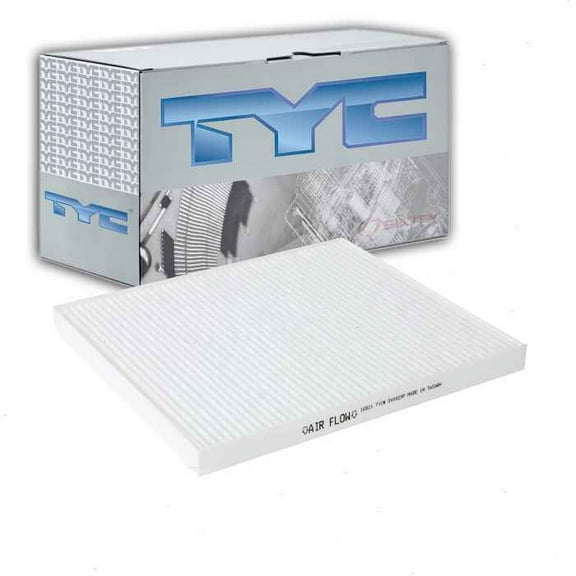 TYC Cabin Air Filter compatible with Hyundai Veloster 2012-2017 - White