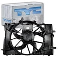 thumbnail image 1 of TYC Dual Radiator & Condenser Fan Assembly compatible with Ford Fusion 2.5L 3.0L L4 V6 2010-2012, 1 of 6