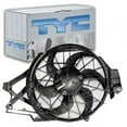 thumbnail image 1 of TYC Dual Radiator & Condenser Fan Assembly compatible with Ford Mustang 3.8L V6 1999-2004, 1 of 7