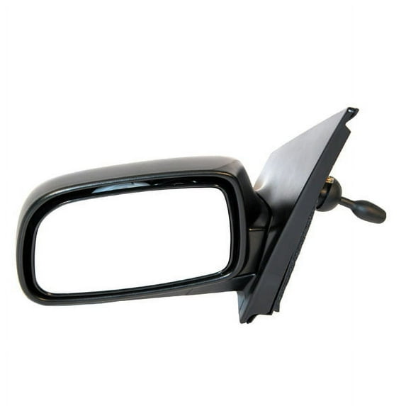 TYC For 00-05 Echo Rear View Door Mirror Manual Remote w/Lever Black Driver Side