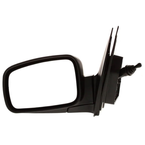 TYC For 03-09 Sorento V6 Rear View Mirror Manual Remote Black Folding Left Side