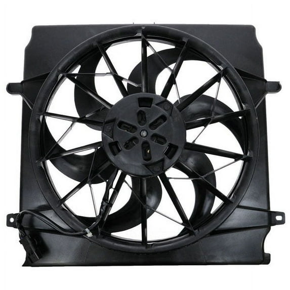 TYC For 04 05 06 07 Liberty Radiator AC Condenser Cooling Fan Motor Assembly