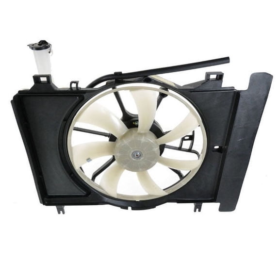 For 07-13 Yaris Scion xD Radiator A/C AC Condenser Cooling Fan Motor Assy Shroud