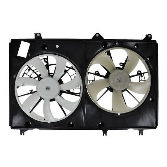 TYC For 08-10 Highlander (w/o Tow) Dual Radiator AC Condenser Cooling Fan Motor