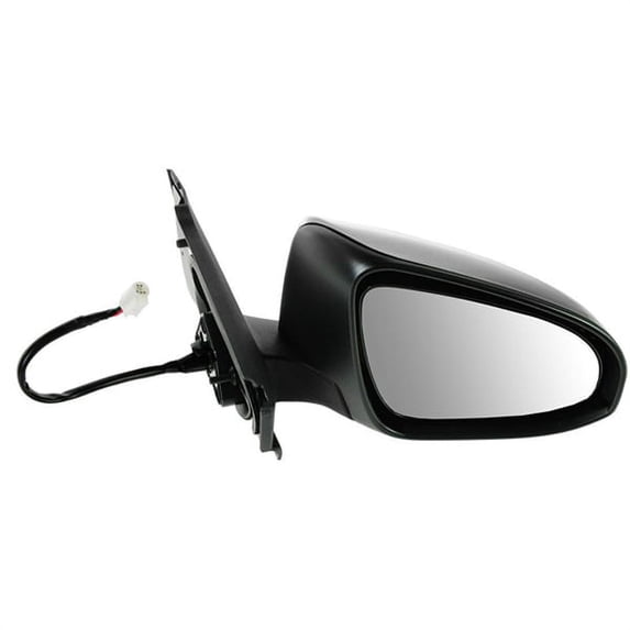 TYC For 12-14 Yaris Hatchback Rear View Mirror Power Heated Textured Right Side