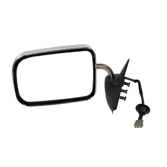 TYC For 94-97 Ram Pickup Truck Power Chrome Rear View Mirror 6x9 Glass Left Side