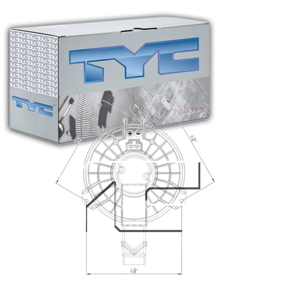 TYC Front HVAC Blower Motor compatible with Honda CR-V 2012-2016