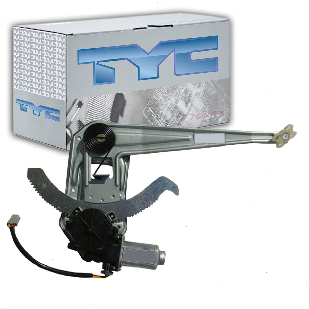 Power Window Regulator With Motor - Front Passenger Side For Ford Ranger 1993-2011, 2-Pin, Direct Replacement