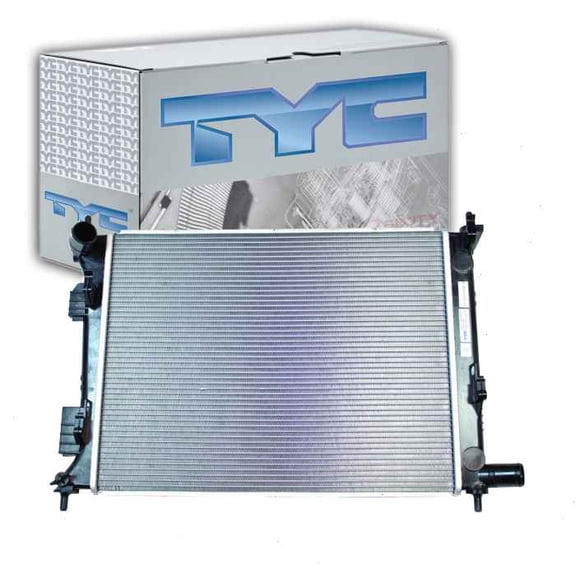 TYC Front Radiator compatible with Hyundai Accent 1.6L L4 2012-2017
