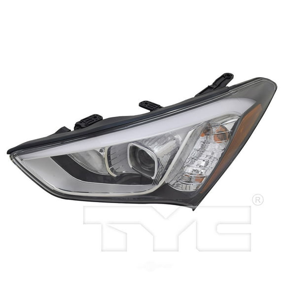 TYC HID Headlight for 13-16 Hyundai Santa Fe (5-Seater) w/o AFS Left Driver Fits 2014 Hyundai Santa Fe Sport