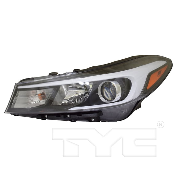 TYC Halogen Headlight Front Lamp for 17-18 Kia Forte/Forte5 w/o LED Left Driver Fits 2018 Kia Forte