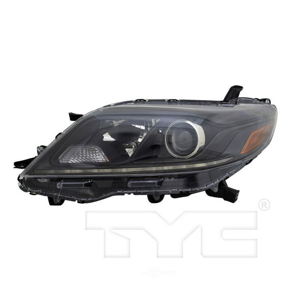 TYC Halogen Headlight Front Lamp w/LED DRL Left Driver for 20-20 Toyota Sienna SE Fits 2020 Toyota Sienna