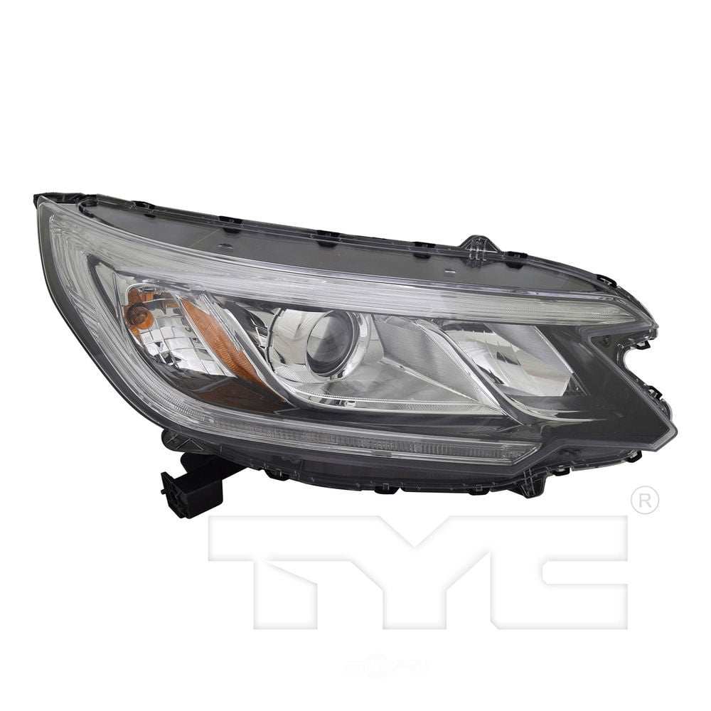 TYC Halogen Headlight Lamp w/LED DRL Right Passenger for 15-16 Honda CR-V Touring Fits 2016 Honda CR-V