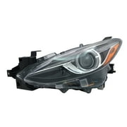 TYC Headlight Lamp for 14-18 Mazda Mazda-3 HID w/Manual Leveling Left Driver Fits 2015 Mazda 3