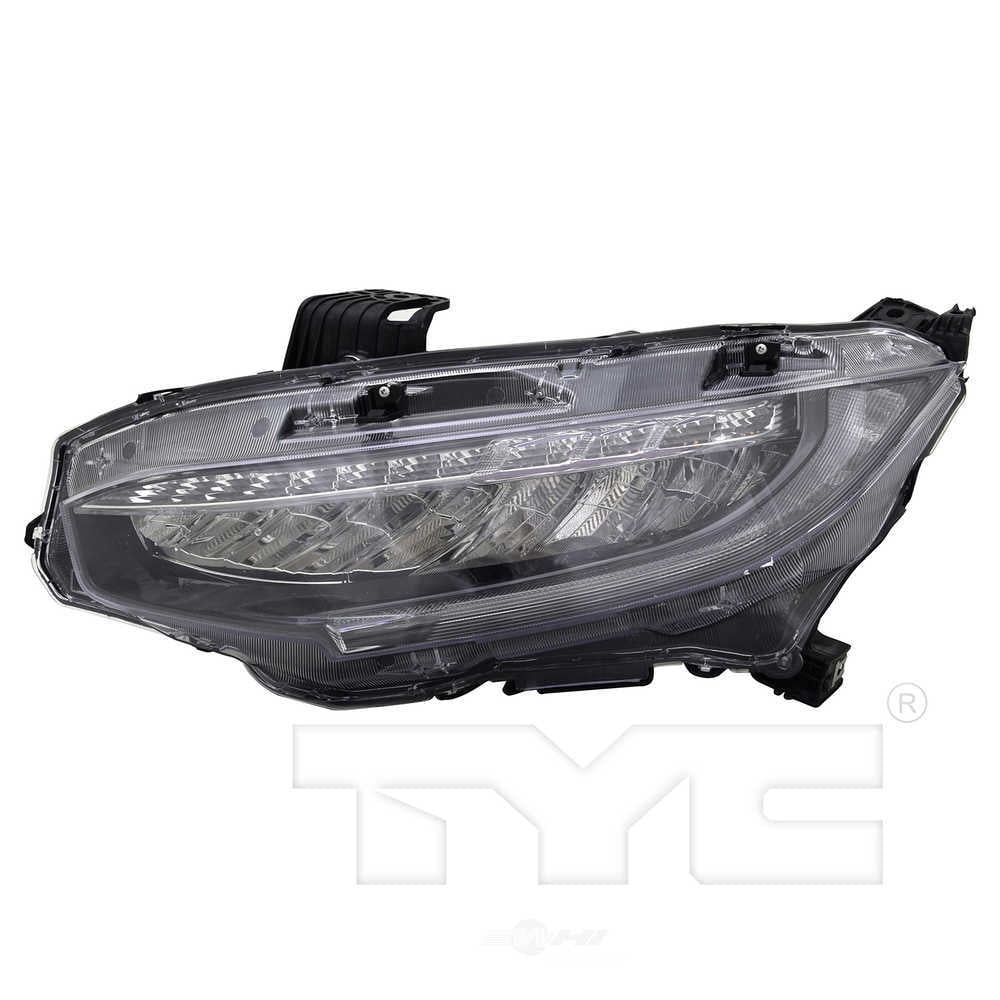 TYC LED Headlight Front Lamp for 19-19 Honda Civic Touring Left Driver Side Fits 2019 Honda Civic