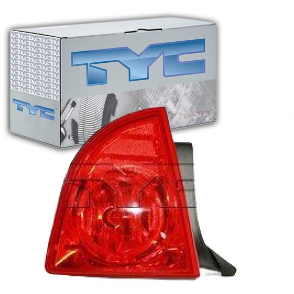 TYC Left Outer Tail Light Assembly compatible with Chevrolet Malibu 2008-2012