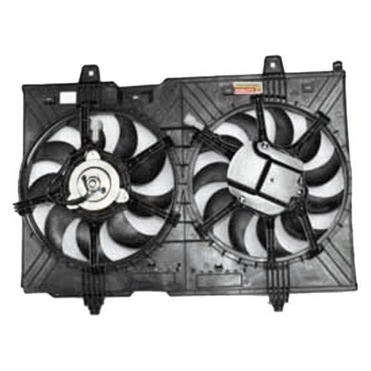 TYC Products 621880 Dual Radiator & Condenser Fan for 2008-2013 Rogue Nissan