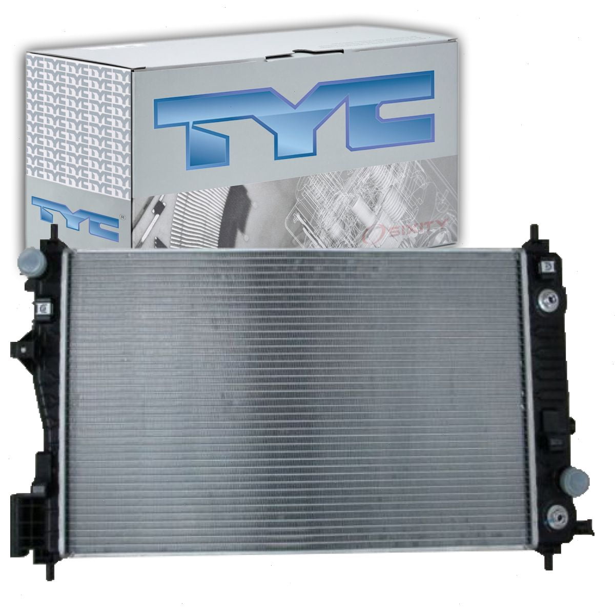 Tyc Radiator TYC Radiator compatible with Chevrolet Malibu 2.0L 2.5L L4 2013-2015 ...