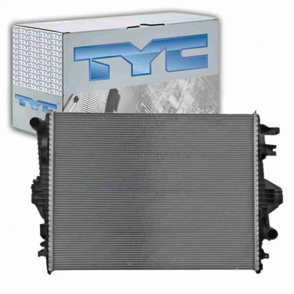 TYC Radiator compatible with Porsche Cayenne 3.0L 3.6L 4.8L V6 V8 2011-2018