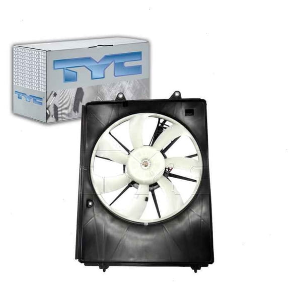 TYC Right AC Condenser Fan Assembly compatible with Acura MDX 2014-2020