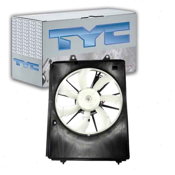 TYC Right AC Condenser Fan Assembly compatible with Honda Ridgeline 2017-2019