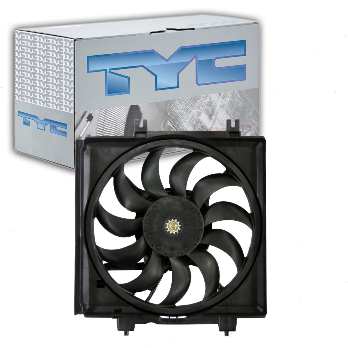 New Condenser Radiator Cooling Fan Assembly For 2019-2021 Toyota RAV4 2.5L 11 thumbnail image