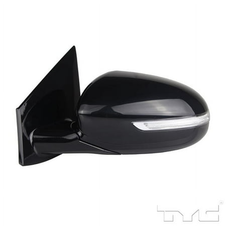 TYC Side Mirror for 17-19 Kia Sportage Power Heated w/Signal w/o Blindspot Left Fits 2018 Kia Sportage